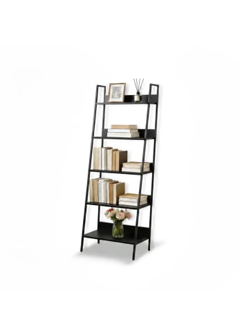 relaxdays Standregal in Schwarz – (B)60 x (H)170 x (T)30 cm