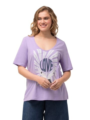 Ulla Popken Shirt in lavendel