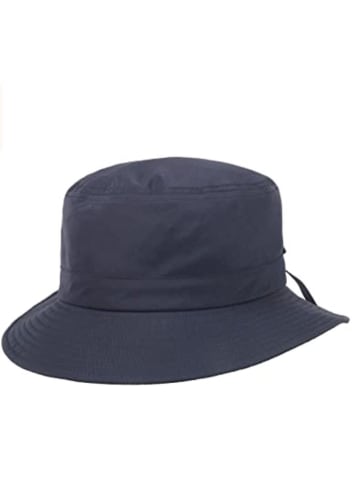 Stoffhut in blau