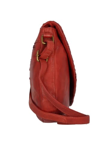 Greenland Nature Femi & Nine Umhängetasche Leder 24 cm red