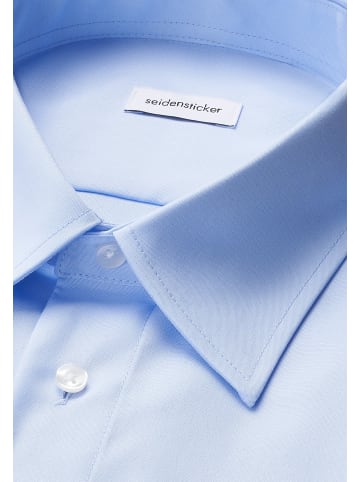 Seidensticker Pilotenhemd Regular in Hellblau