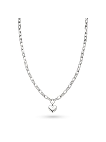 s.Oliver Kette Chunky Heart in silber