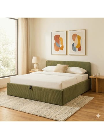 CALICOSY Bett MIA in Grün - (W) 215 x (H) 88 x (L) 170 cm