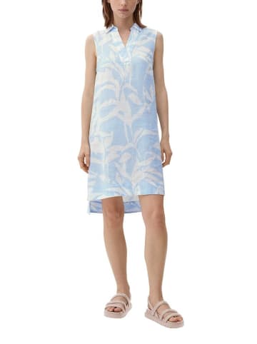 S.OLIVER RED LABEL Kleid in creme , blau