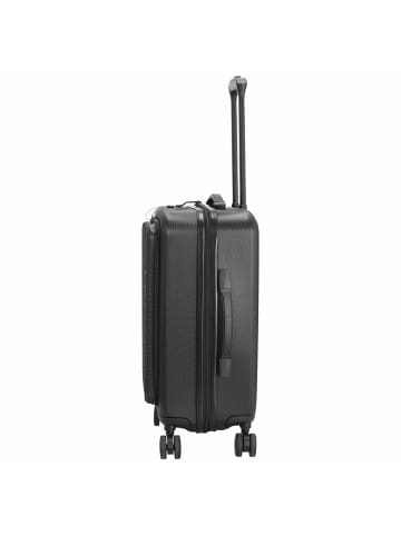 Valentino Bags Lexplor - 4-Rollen-Kabinentrolley mit Vortasche 14" 55 cm (nero) in nero