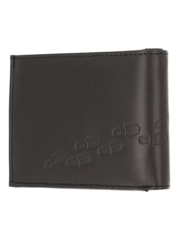 oxmox Leather Geldbörse RFID Schutz Leder 11 cm in braun-footsteps 2.0