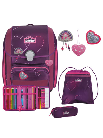 Scout Genius Exklusiv Superflash - Schulranzen Set 4tlg. in Lovely