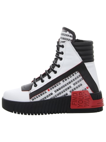 Mustang Schnürstiefelette in weiss
