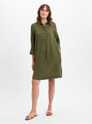 Franco Callegari Leinenkleid in khaki - 0041