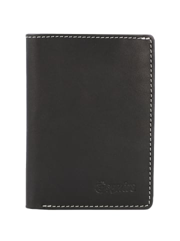 Esquire Oslo Kreditkartenetui RFID Leder 8 cm in schwarz