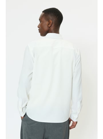 Matinique Langarm - Hemd MAChristaldo Gerade Passform in Off White