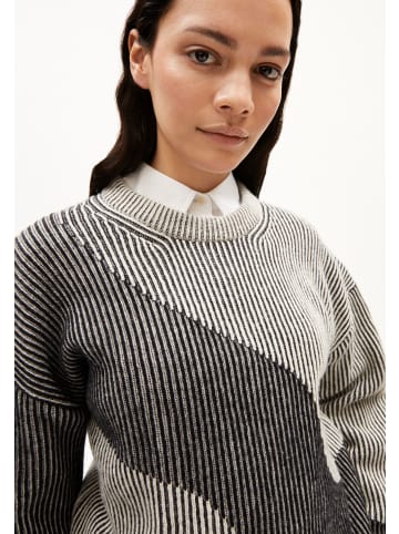 armedangels Pullover MayrAA Vanise in schwarz ecru - 0001