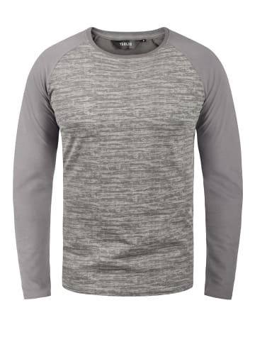 !SOLID Langarmshirt in grau