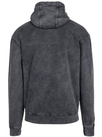 Gorilla Wear Übergroßer Herren-Hoodie - Crowley - Grau Gewaschen