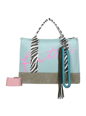 Fritzi aus Preußen Tote Bag Limited Schultertasche 40 cm in zebra safari