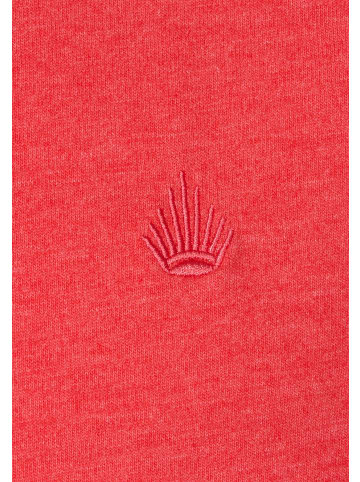 naketano T-Shirt Adonis Fischer Cherry Red Melange