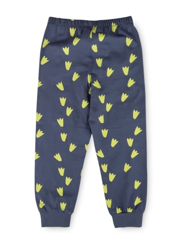 Sigikid Pyjama Nachtwäsche in Neongrün-Dunkelblau