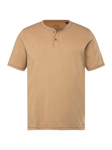 JP1880 Kurzarm T-Shirt in sandbraun