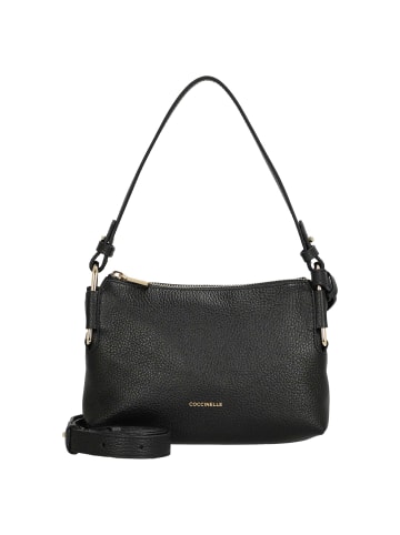 COCCINELLE Rebekka - Schultertasche 23 cm (cognac) in noir