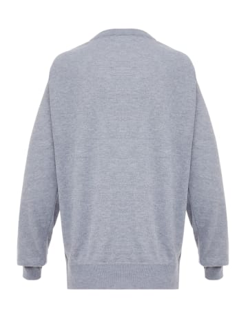 sloan Pullover in Hellgrau Melange