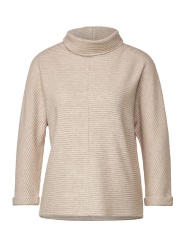 Street One Sweatshirt in spring sand melange