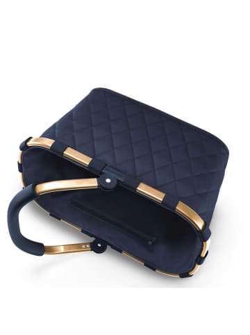 Reisenthel Carrybag - Einkaufskorb (cord dark matcha) in frame rhombus midnight gold