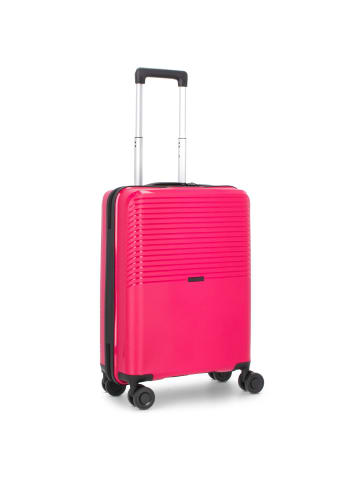 D&N Travel Line 4000 4-Rollen Kabinentrolley 55 cm pink