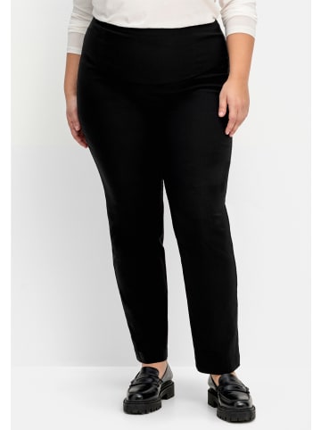 sheego Schlupfhose in schwarz