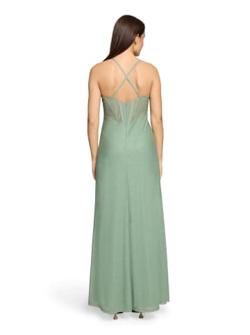 Vera Mont Abendkleid im Glitzer-Look in Green/Green