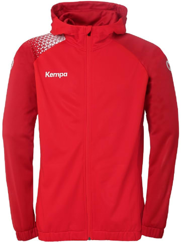 Kempa Trainingsjacke "Ambition 28 Kapuzenjacke" in Rot