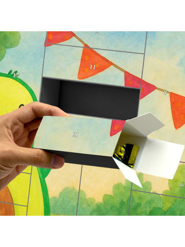 Mr. & Mrs. Panda Adventskalender Avocado Geburtstag Design ohne ... in Weiß