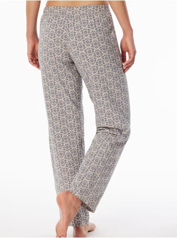 Schiesser Pyjamahose Mix & Relax in blau, beige