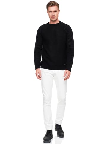 Rusty Neal White Denim Jeans Hose "MELVIN" Slim Fit Cotton-Stretch slim in White Denim