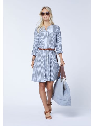 Polo Sylt Kleid im Blusen-Stil mit Streifen in Blau
