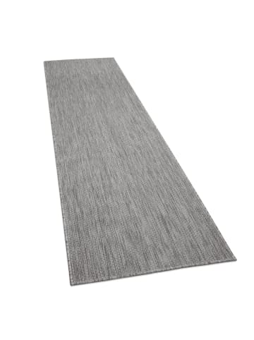 KADIMA DESIGN Teppich Kurzflor Unifarben Wohnzimmer in Hellgrau