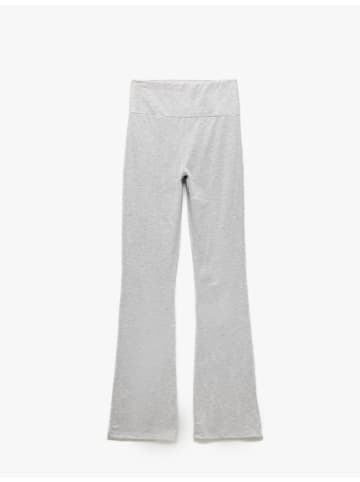 KOTON Legging in Grau Melange Gemustert