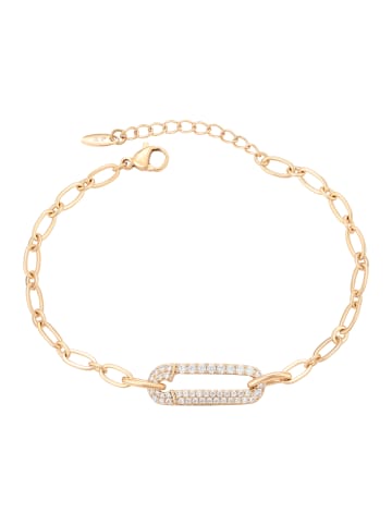 faina Women Chain Link Bracelet in Rose Gold