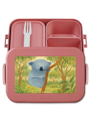 Mr. & Mrs. Panda Snackbox Koalabär Design ohne Spruch in Rot Pastell