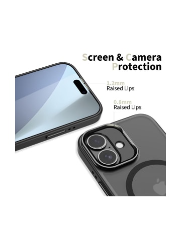 TechProtect Tech-Protect MagStand Handyhülle iPhone 17 mattschwarz in Schwarz