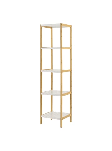 en.casa Standregal Balsfjord Bambus in Beige (H)110cm