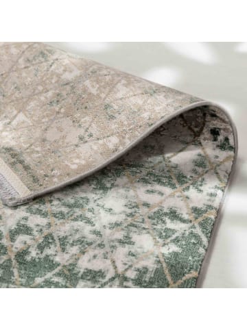 Schöner Wohnen Kollektion Kurzflorteppich VISION in Grün