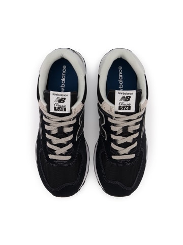 New Balance Sneaker 574 in Schwarz/Weiß/Grau