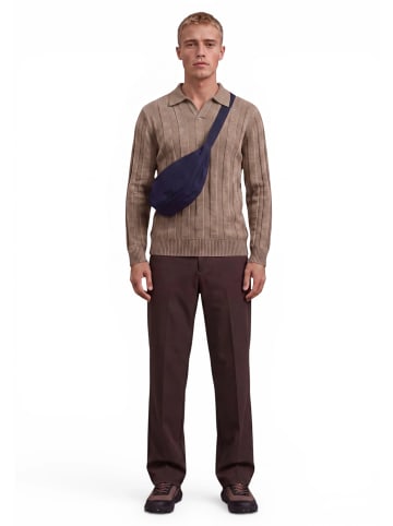 Zero  Pullover mit Polokragen in Portabella