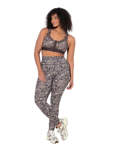 Ulla Popken Leggings in mahagoni