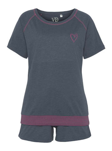 VIVANCE DREAMS Shorty in jeansblau-meliert