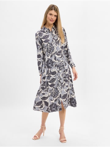 comma Kleid in marine ecru - 0001