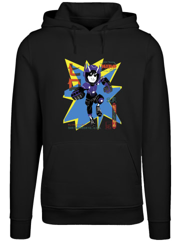 F4NT4STIC Hoodie Big Hero 6 Hiro Manga in schwarz