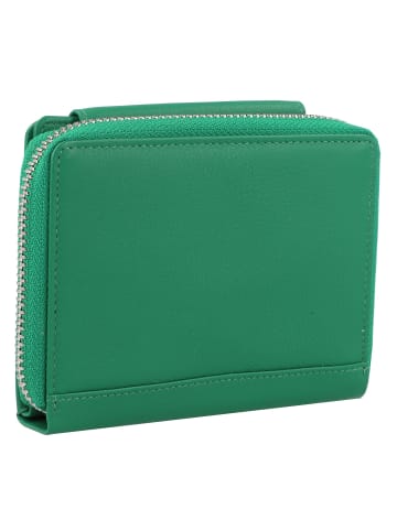 Braun Büffel Joy Geldbörse RFID Schutz Leder 12 cm in fern green