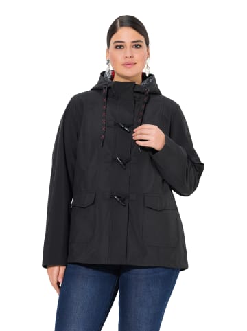 Ulla Popken Softshelljacke in schwarz