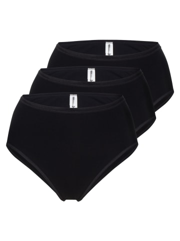 Pompadour Slips 3er Pack in Schwarz